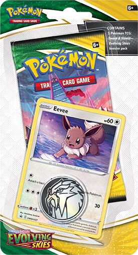 Evolving Skies Single Pack Blister [Eevee] Pokemon card from SWSH07: Evolving
