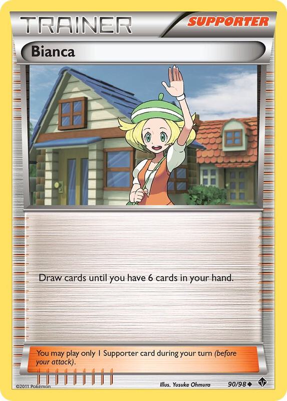 Bianca Pokemon card from Emerging Powers
