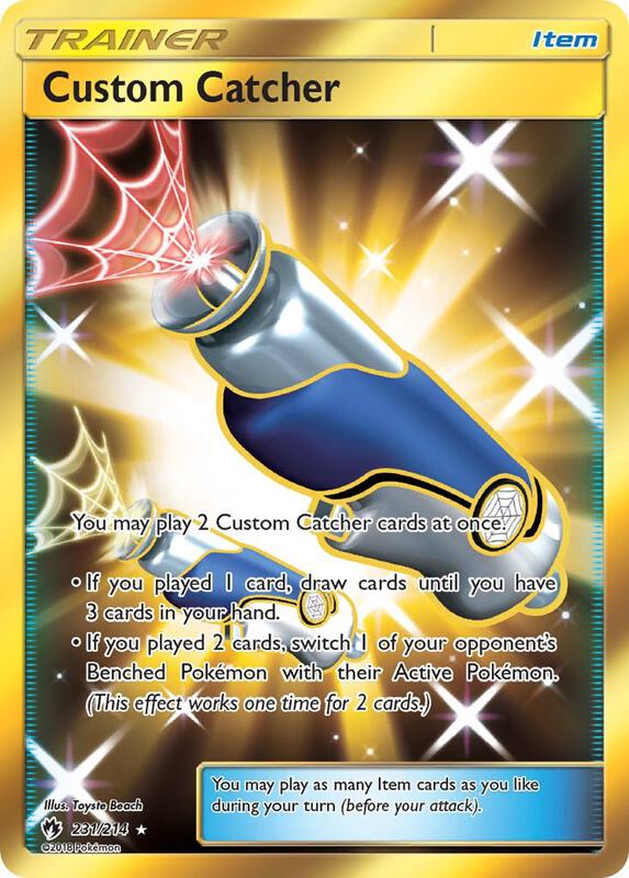 Custom Catcher (Secret) Pokemon card from SM - Lost Thunder