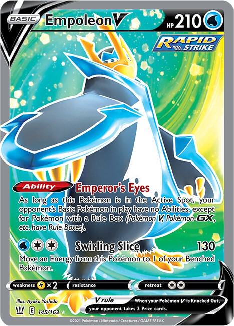 Empoleon V (Full Art) Pokemon card from SWSH05: Battle