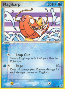 Magikarp Pokemon card from EX Deoxys