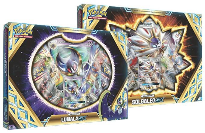 Solgaleo GX Box & Lunala GX Box Pokemon card from SM - Celestial Storm