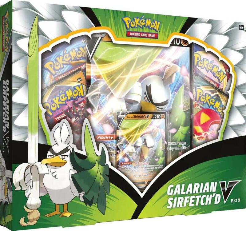 Galarian Sirfetch'd V Box Pokemon card from SWSH03: Darkness