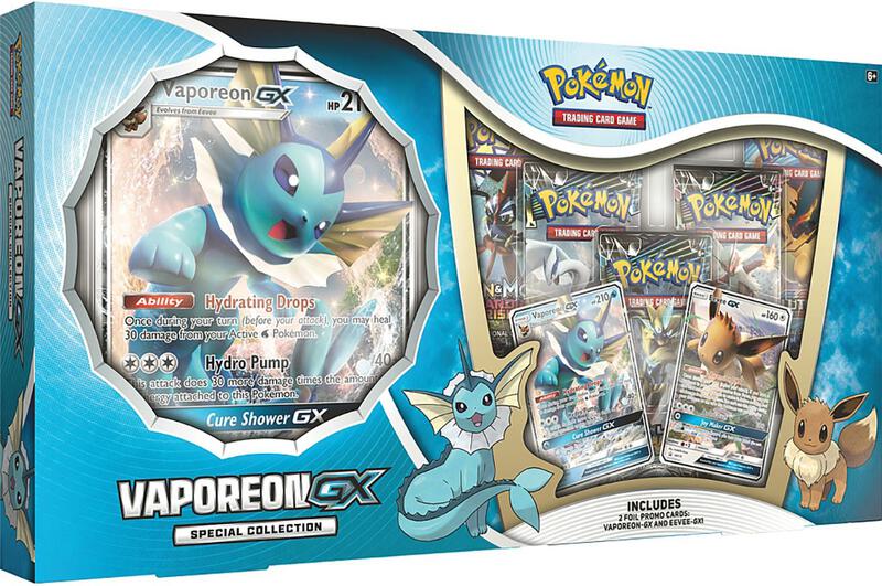 Vaporeon GX Special Collection Pokemon card from SM - Lost Thunder