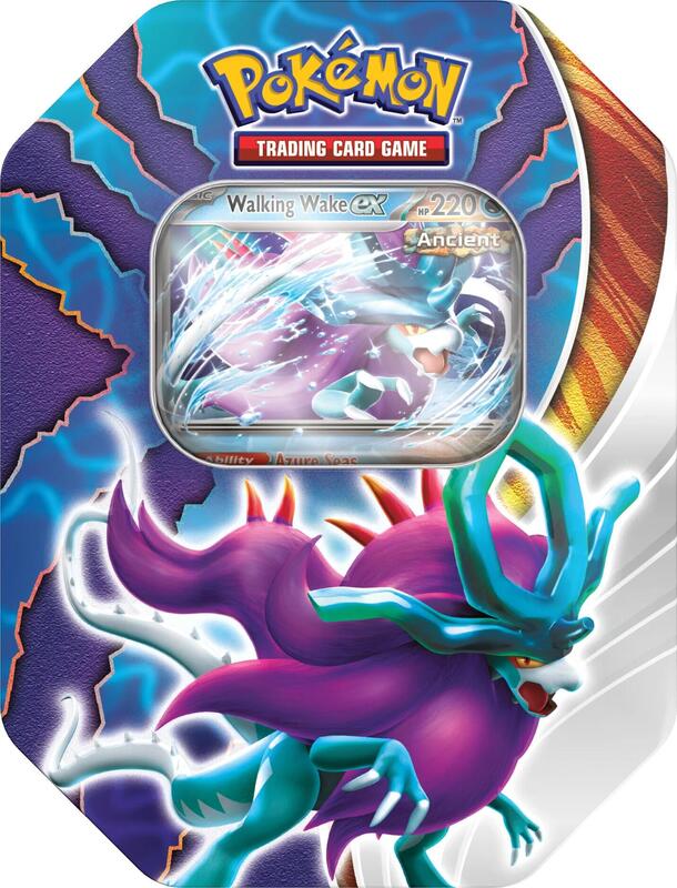 Paradox Clash Tin [Walking Wake ex] (International) Pokemon card from TCG: Tempest