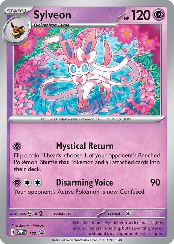 Sylveon - 172 (Cosmos Holo) Pokemon card from SV: Scarlet & Violet Promo Cards