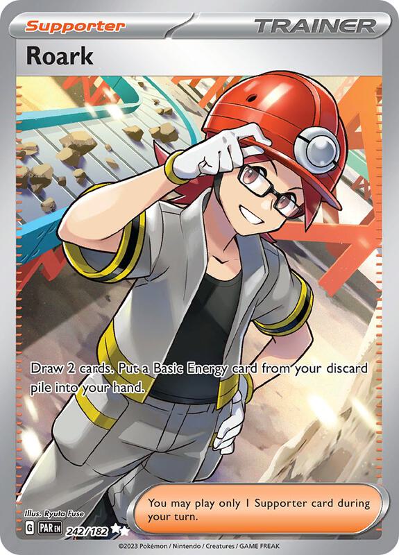 Roark Pokemon card from SV04: Paradox Rift