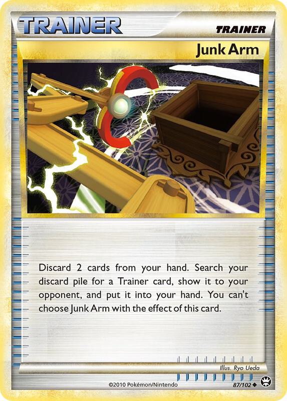 Junk Arm Pokemon card from Triumphant