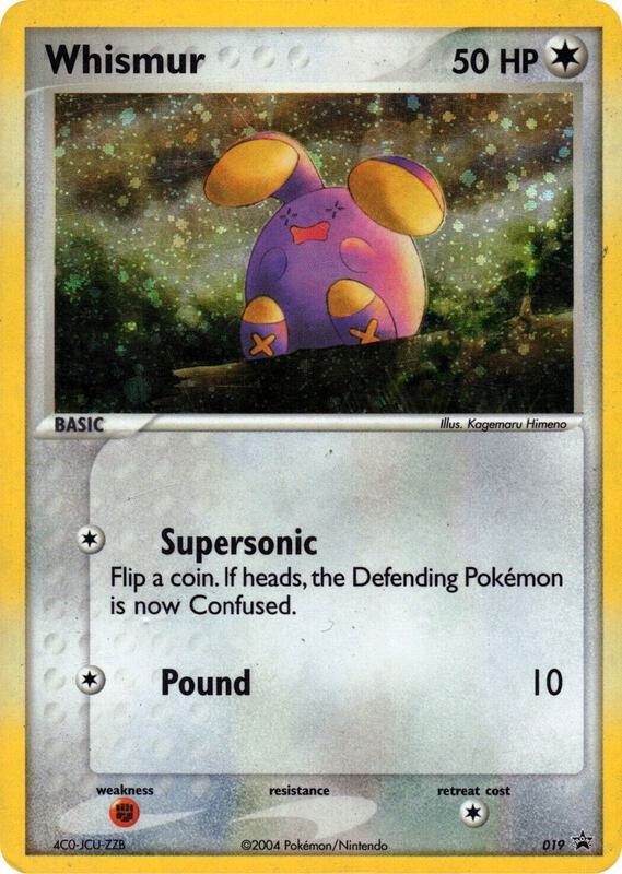Whismur - 019 (EX Deck Tin) Pokemon card from Nintendo Promos