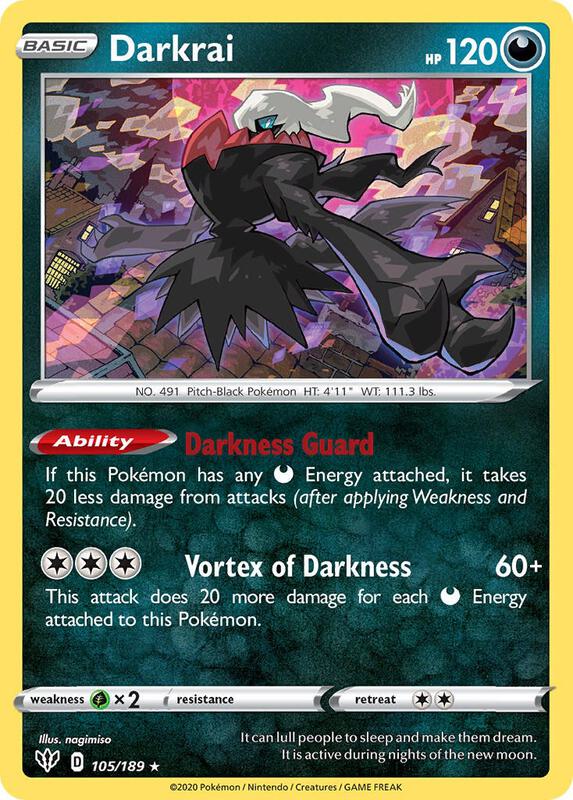 Darkrai Pokemon card from Deck Exclusives