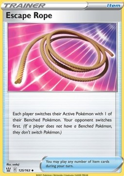 Escape Rope Pokemon card from Battle Styles