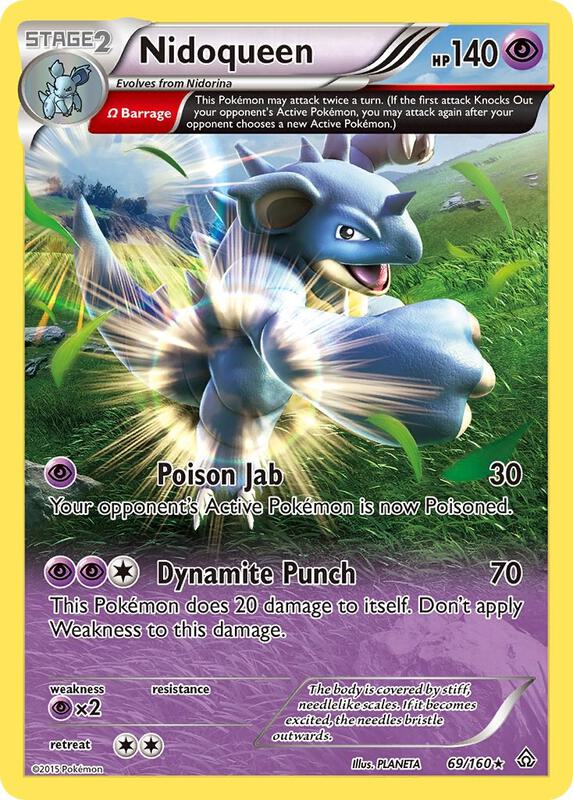 Nidoqueen (Omega) Pokemon card from XY - Primal Clash