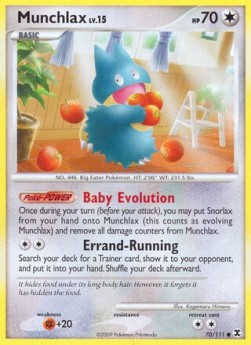 Munchlax Lv.15 Pokemon card from Rising Rivals