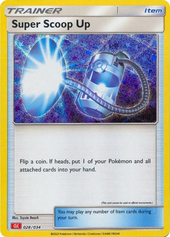 Super Scoop Up Pokemon card from Trading Card Game Classic