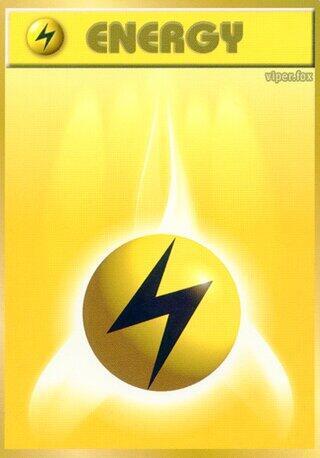 Lightning Energy (Japanese) Pokemon card from Expansion Pack