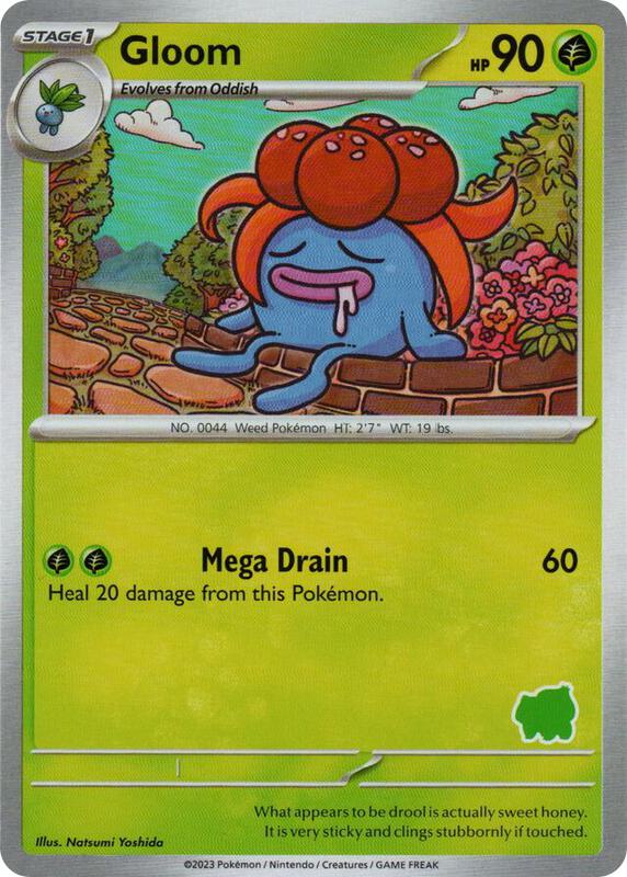 Gloom Pokemon card from My First Battle