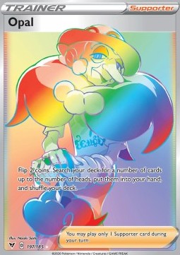 Opal Pokemon card from Vivid Voltage