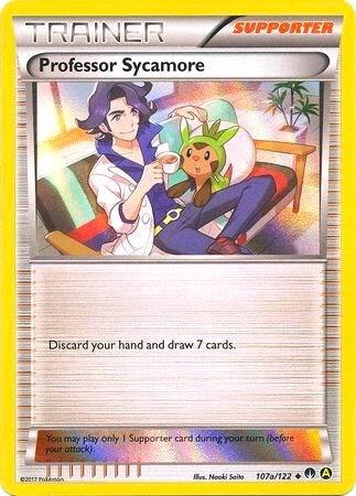 Professor Sycamore - 107a/122 (Holofoil) Pokemon card from Alternate Art Promos
