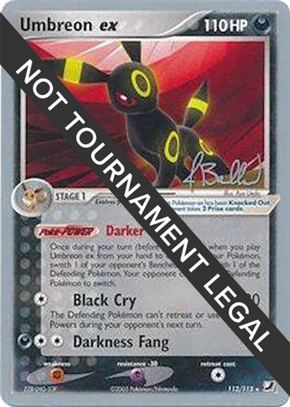 Umbreon ex - 2006 (Jimmy Ballard) Pokemon card from World Championship Decks