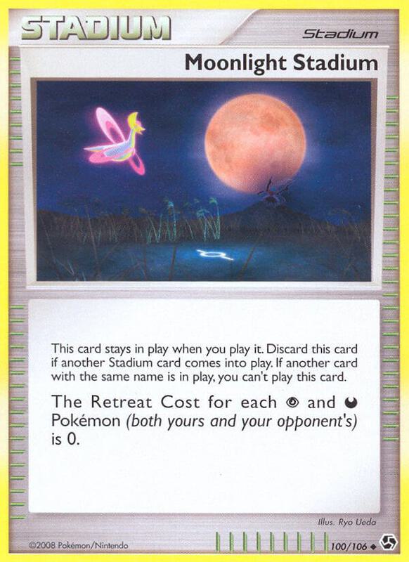 Moonlight Stadium Pokemon card from Great Encounters