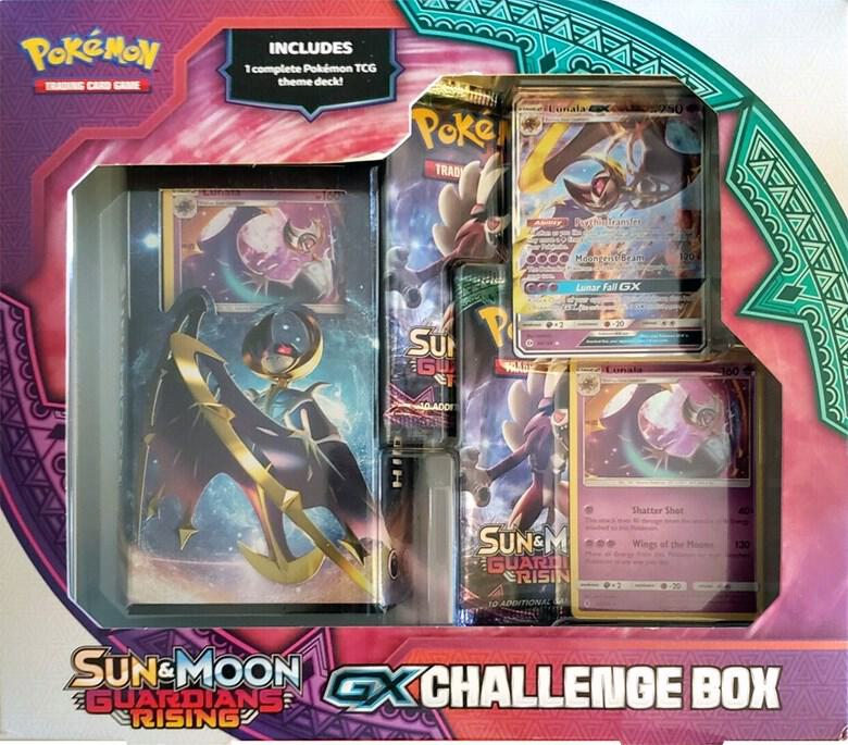 Lunala GX Challenge Box Pokemon card from SM - Guardians Rising