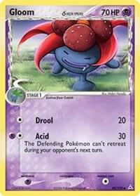 Gloom (Delta Species) Pokemon card from Holon Phantoms