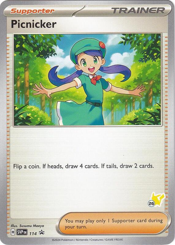 Picnicker - Pikachu 26 Pokemon card from Battle Academy 2024