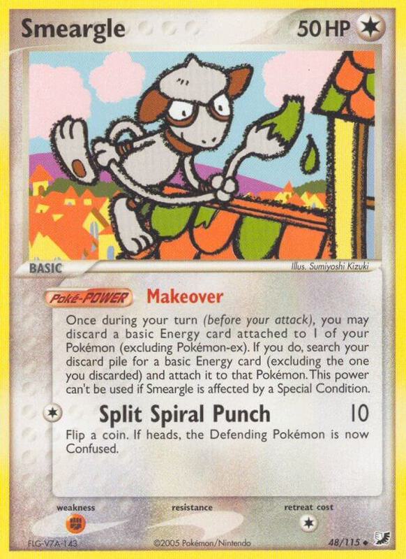 Smeargle Pokemon card from Unseen Forces