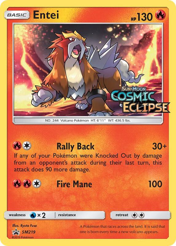 Entei - SM219 (Prerelease) Pokemon card from SM Promos