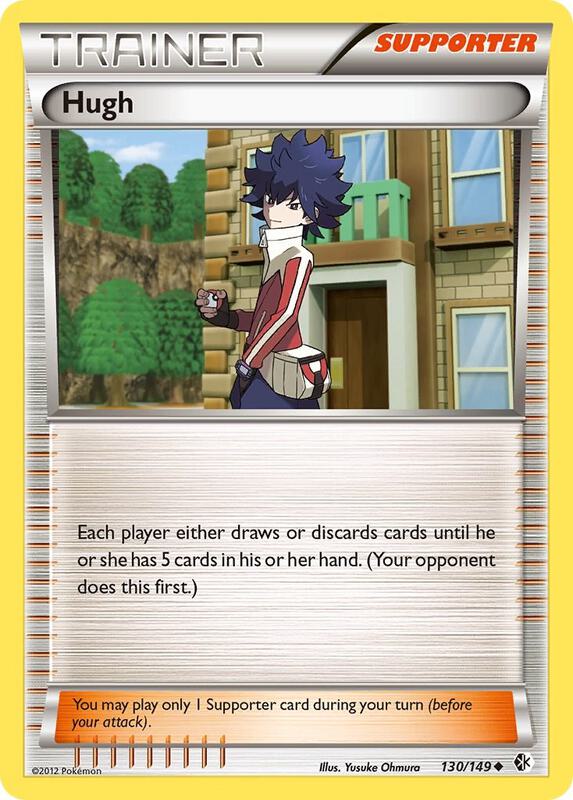 Hugh Pokemon card from Boundaries Crossed