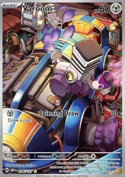 Varoom Pokemon card from Obsidian Flames