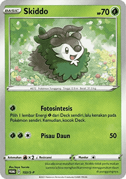 Skiddo (S-P/ID 153) Sword & Shield Indonesian Promos ID
