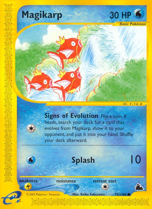 Magikarp Pokemon card from Skyridge