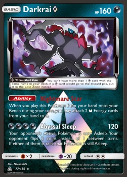 Darkrai ◇ Pokemon card from Ultra Prism