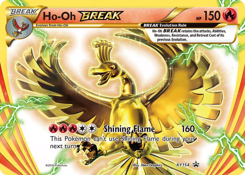 Ho-Oh BREAK Pokemon card from XY Promos