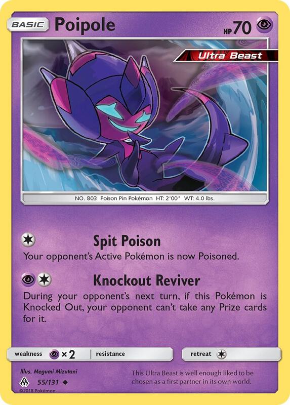 Poipole Pokemon card from SM - Forbidden Light
