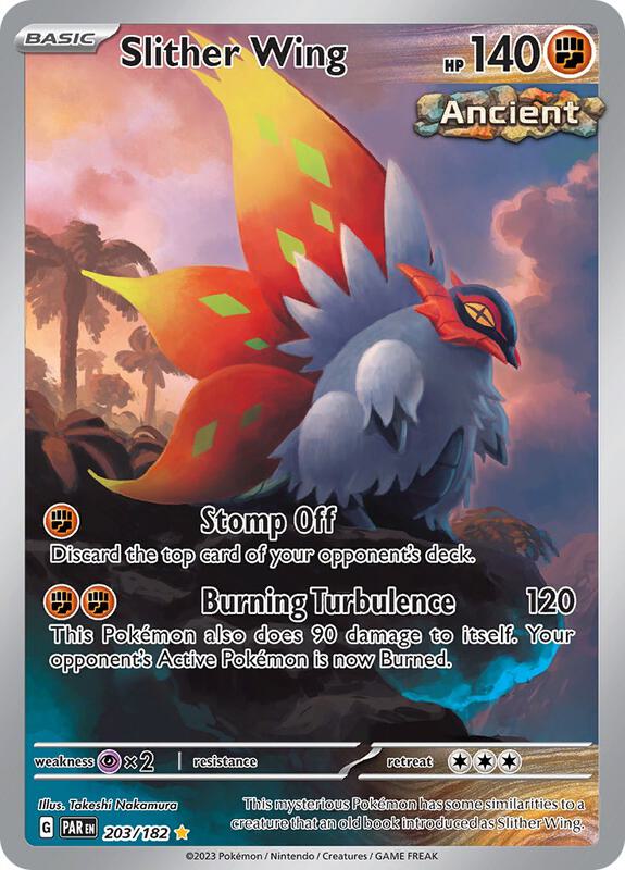 Slither Wing Pokemon card from SV04: Paradox Rift