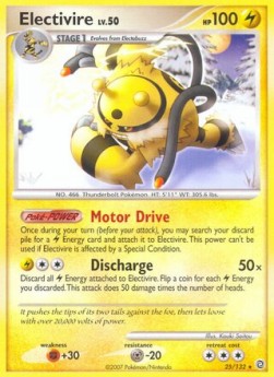 Electivire Lv.50 (Holo) Pokemon card from Secret Wonders