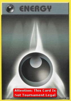 Darkness Energy Pokemon card from Evolutions