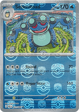 Seismitoad Pokemon card from Black Bolt Additionals