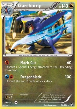Garchomp Pokemon card from Dragons Exalted