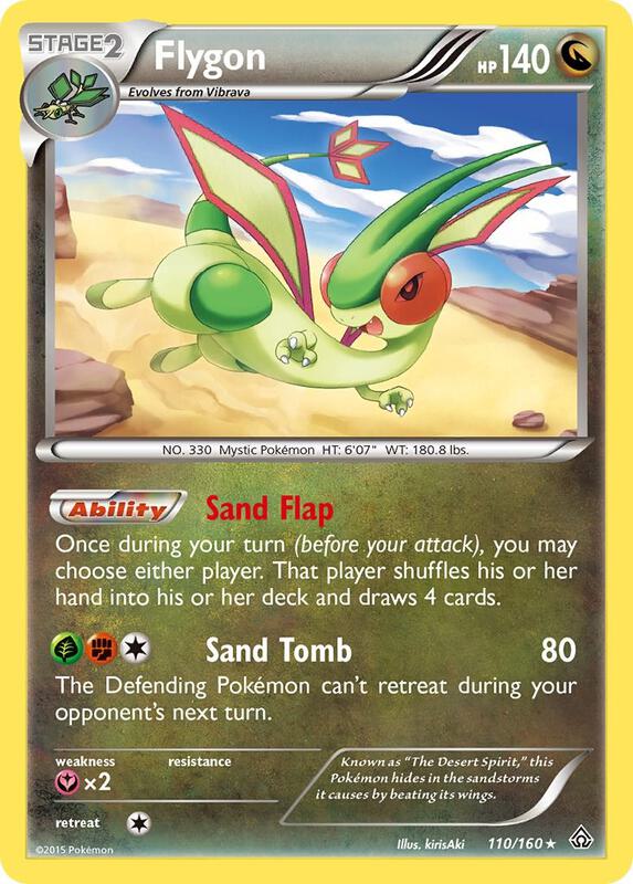 Flygon Pokemon card from XY - Primal Clash