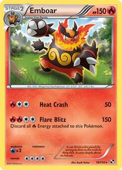 Emboar Pokemon card from Deck Exclusives