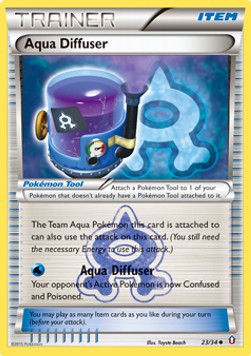 Aqua Diffuser Pokemon card from Double Crisis