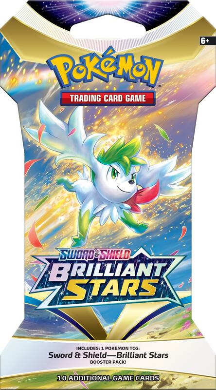 Brilliant Stars Sleeved Booster Pack Pokemon card from SWSH09: Brilliant