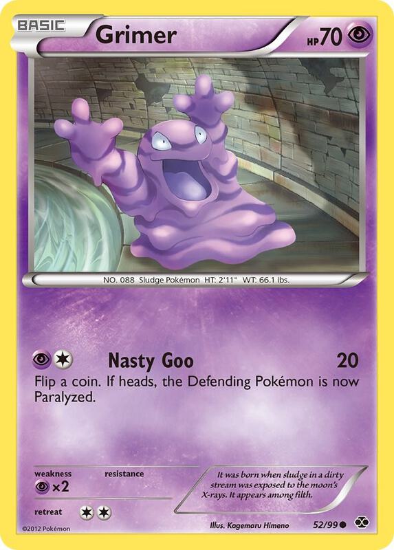 Grimer Pokemon card from Next Destinies