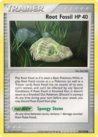 Root Fossil Pokemon card from Holon Phantoms