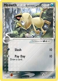 Meowth (Delta Species) Pokemon card from Holon Phantoms
