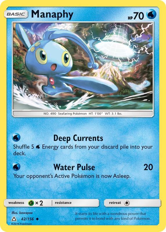 Manaphy Pokemon card from SM - Ultra Prism