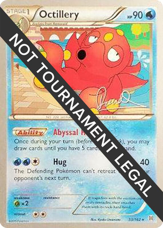 Octillery - 2017 (Diego Cassiraga) Pokemon card from World Championship Decks